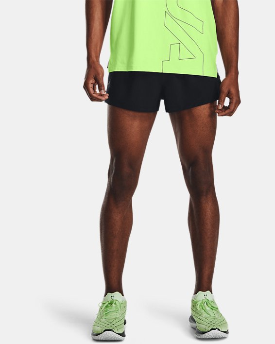 กางเกงขาสั้น UA Launch Run Split สำหรับผู้ชาย, Black, pdpMainDesktop image number 0